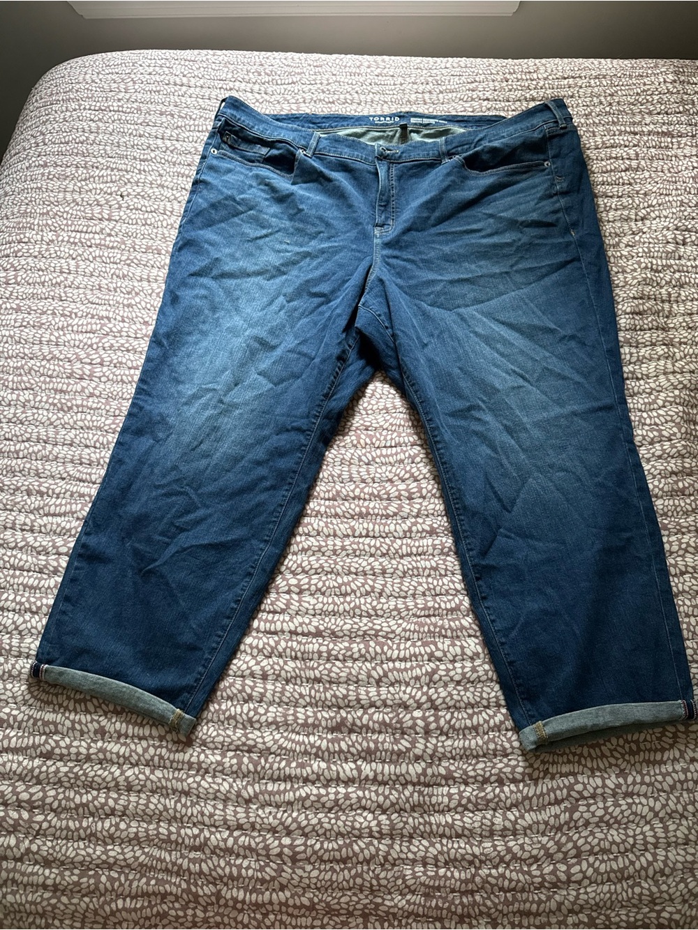 Torrid Perfect Boyfriend Ankle Vintage Stretch Jeans | Size 28
